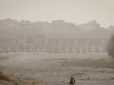 📌گردوخاک دست از سر اصفهان بر نمی‌دارد!