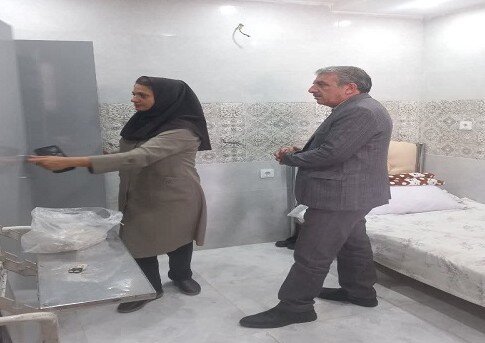 📌 بازدید رئیس اداره بهزیستی از خانه سالمندان پرتو امید