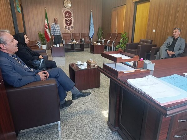 📌 بازدید رئیس اداره بهزیستی از رئیس دادگستری و دادستان شهرستان
