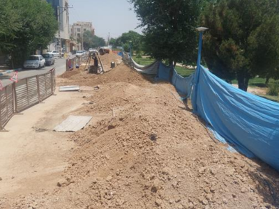 📌آغاز اصلاح ۱۱۰۰ متر از خط فرسوده فاضلاب خیابان مولوی شاهین‌شهر