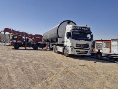 📌آماده‌سازی و نصب ۱۷ مخزن ۱۰۰ مترمکعبی برای تقویت آبرسانی فضای سبز شاهین‌شهر