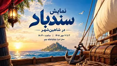📌نمایش سندباد در شاهین‌شهر؛ بلیت این اجرا رایگان است